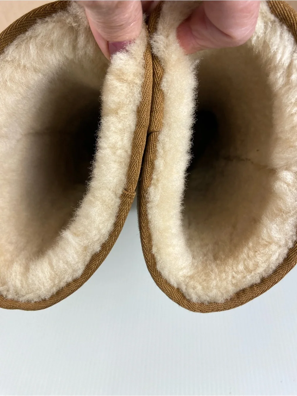 UGG Classic Tall Chestnut Suede Sheepskin Boots Women’s Size 9